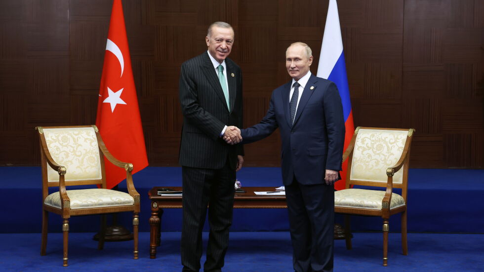 Путин предложи на Ердоган Турция да e енергиен център за доставки на руски газ в Европа