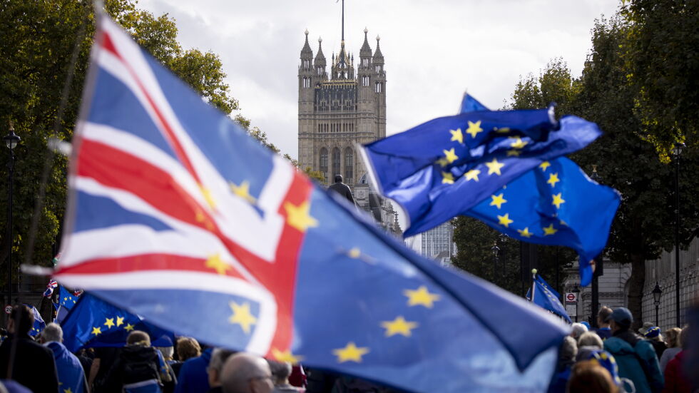 Протест в Лондон поиска връщане на страната в ЕС