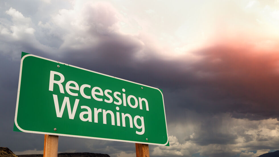 Според ново проучване: Рецесията в Европа е почти неизбежна