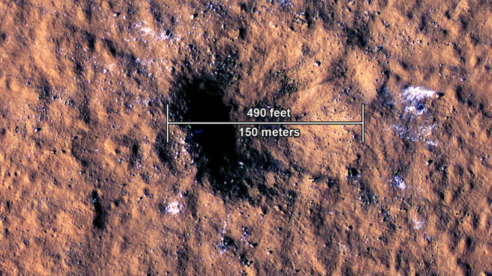 Ето така звучи удар от метеорит на Марс (ВИДЕО)