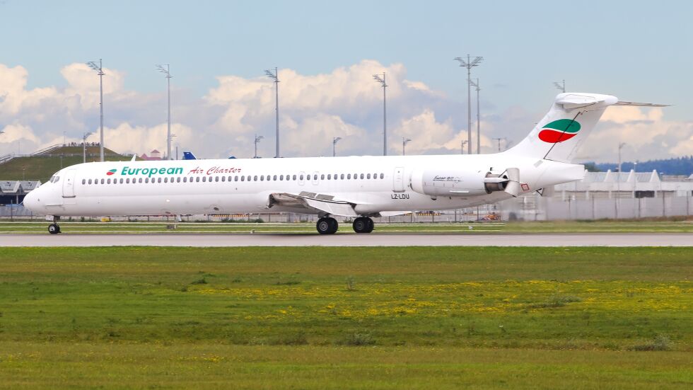 Българската авиокомпания European Air Charter "пенсионира" самолет на 33 години