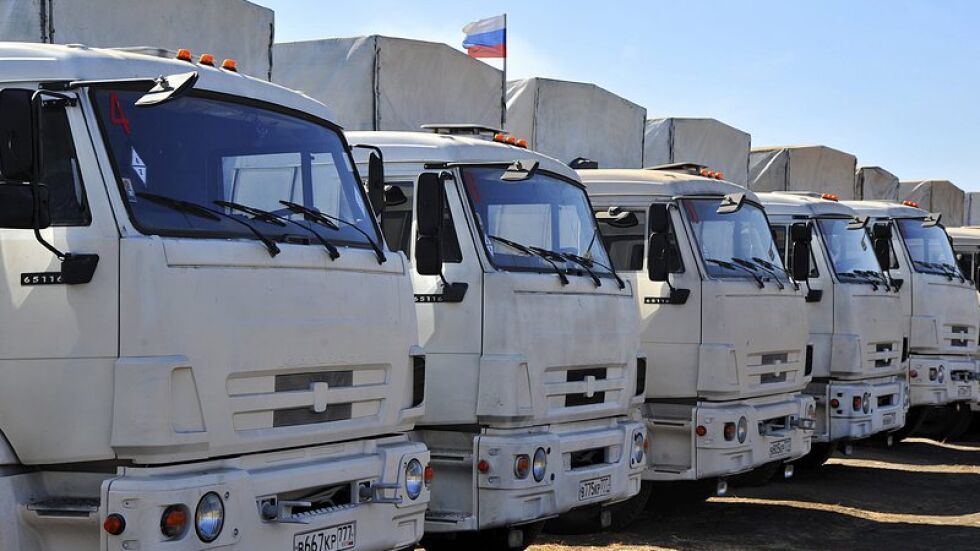 Русия прати нов хуманитарен конвой в Украйна