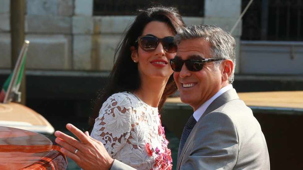 Джордж Клуни и Амал Аламудин се ожениха (СНИМКИ)