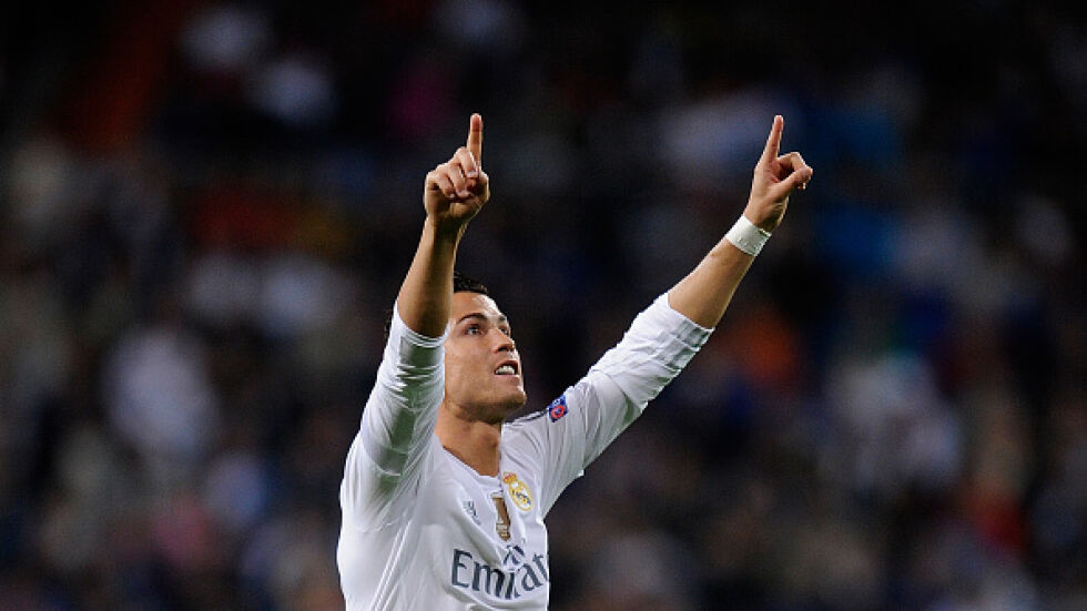Кристиано Роналдо изравни Раул при победа на Реал Мадрид в Шампионска лига (ВИДЕО)
