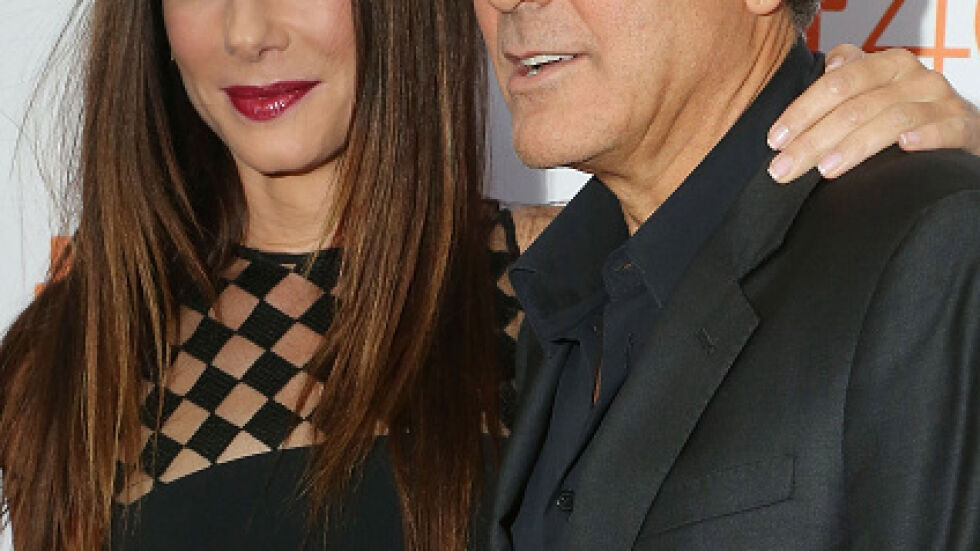 Джордж Клуни и Сандра Бълок против сексизма в Холивуд