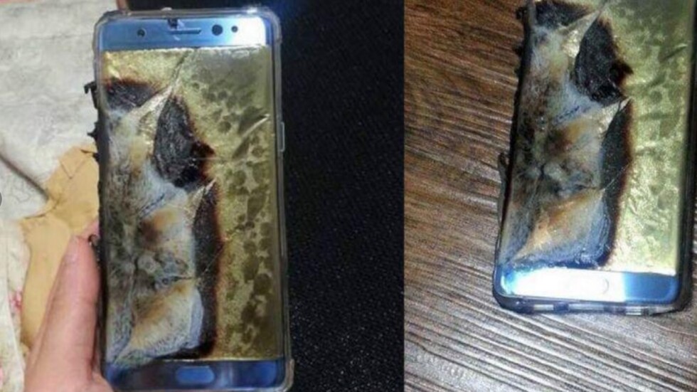 „Самсунг” спира от продажба най-новия си телефон заради самовзривяващи се батерии