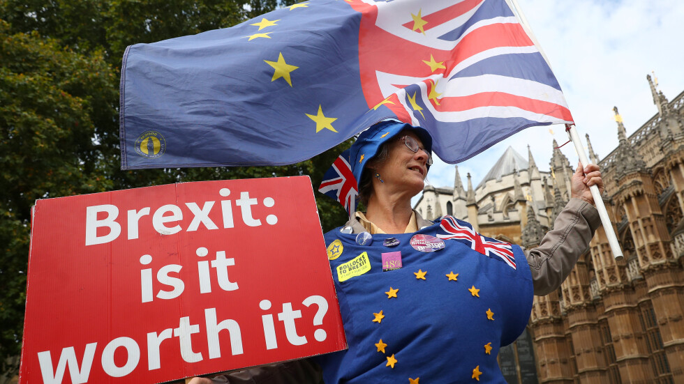 Две години след референдума за брекзит: 59% от британците искат да останат в ЕС