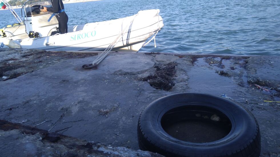 Подводното чистене във Варна - с богат "улов" (СНИМКИ  И ВИДЕО)