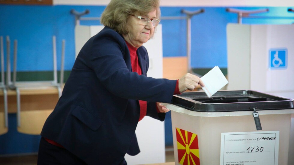 Най-много са гласували в албанските секции на референдума в Македония