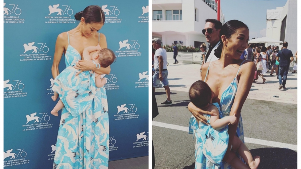 Аплодисменти за актрисата, която накърми дъщеря си на червения килим на кинофестивала във Венеция