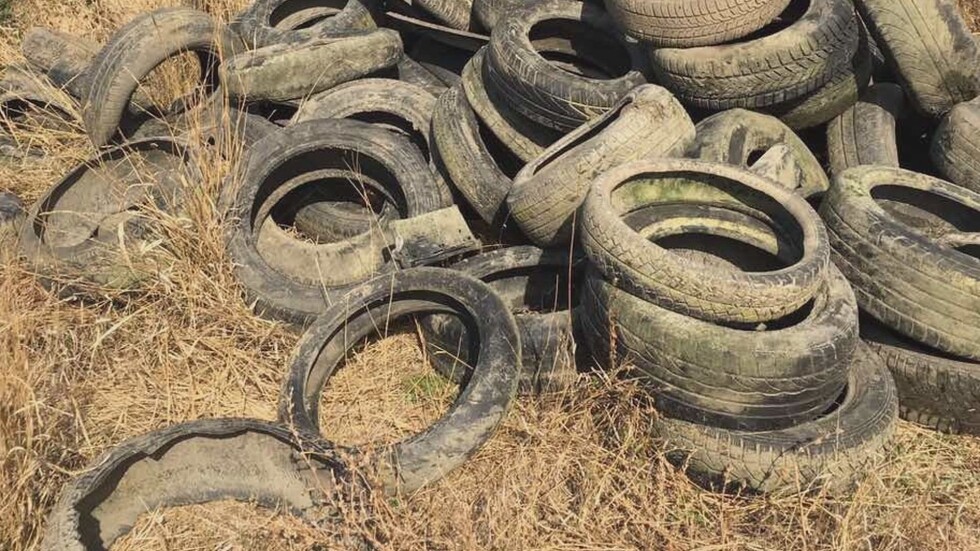 Солени глоби за изхвърляне на гуми на нерегламентирани места