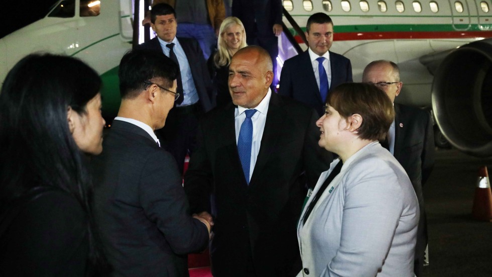 Бойко Борисов пристигна на тридневно посещение в Република Корея