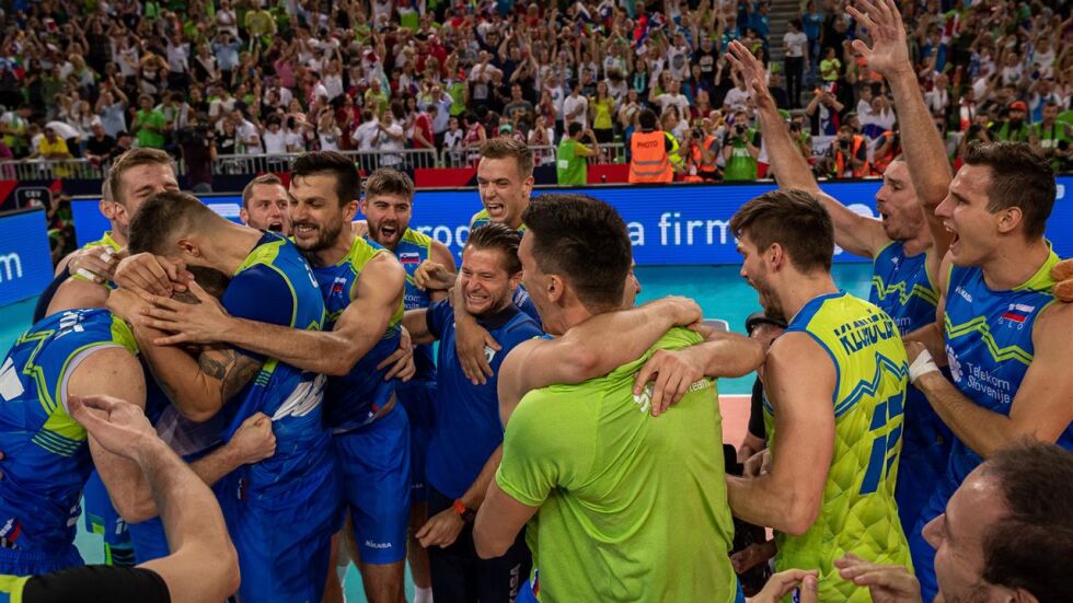 Волейболна лудост по словенски! Тимът е на финал на европейското