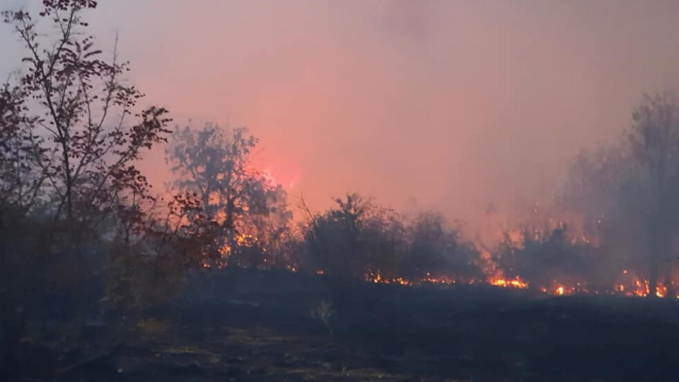 Втори пожар Хасковско: Огнище се е активизирало в Сакар планина