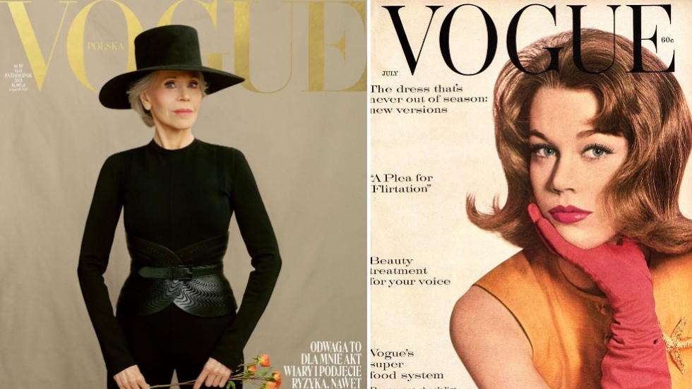 62 години разлика – Джейн Фонда отново е на корицата на „Vogue“