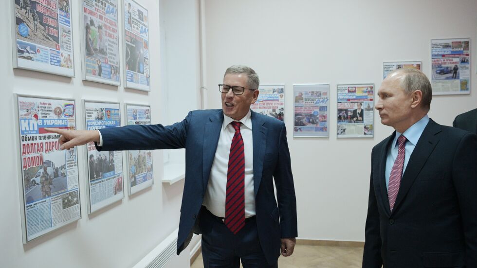 Почина внезапно главният редактор на любимия вестник на Путин "Комсомолская правда"