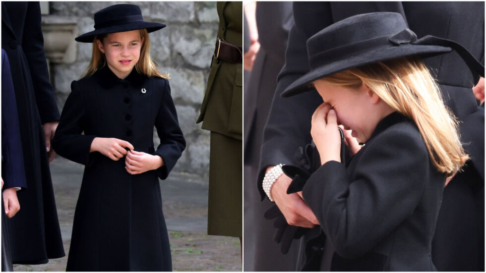 Принцеса Шарлот не се сдържа и избухна в сълзи на погребението