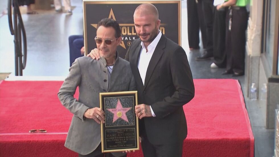 Марк Антъни получи звезда на Алеята на славата в Холивуд