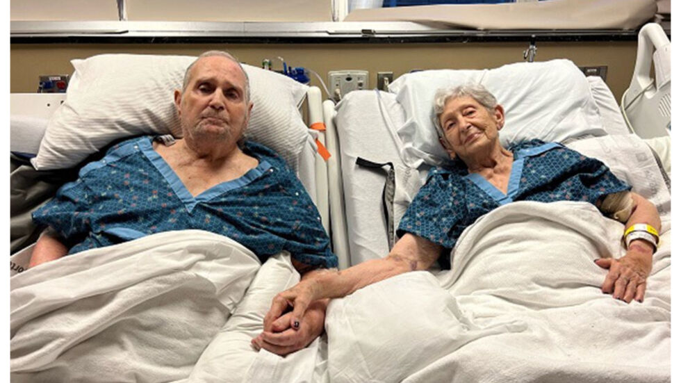 „Тя не искаше да го пусне“: Заедно са от 69 години и прекарват последните мигове, държейки се за ръце