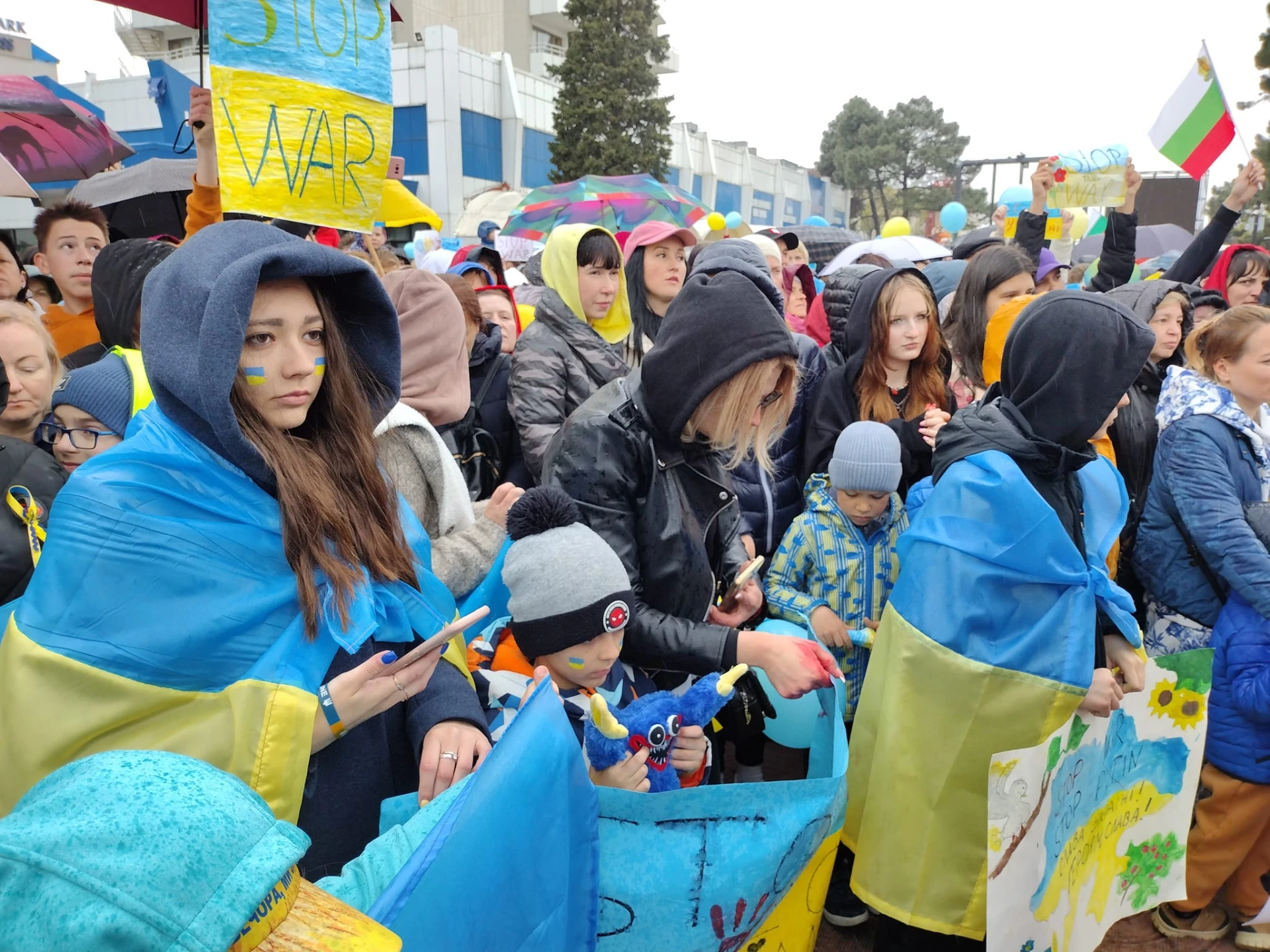 Шествие на украинци в "Слънчев бряг"