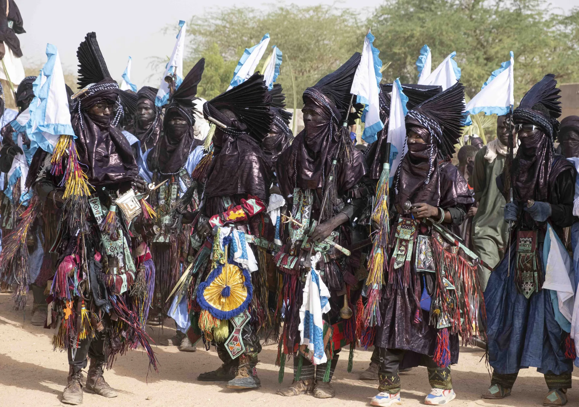 Фестивал на племето туареги в Агадес, Нигер