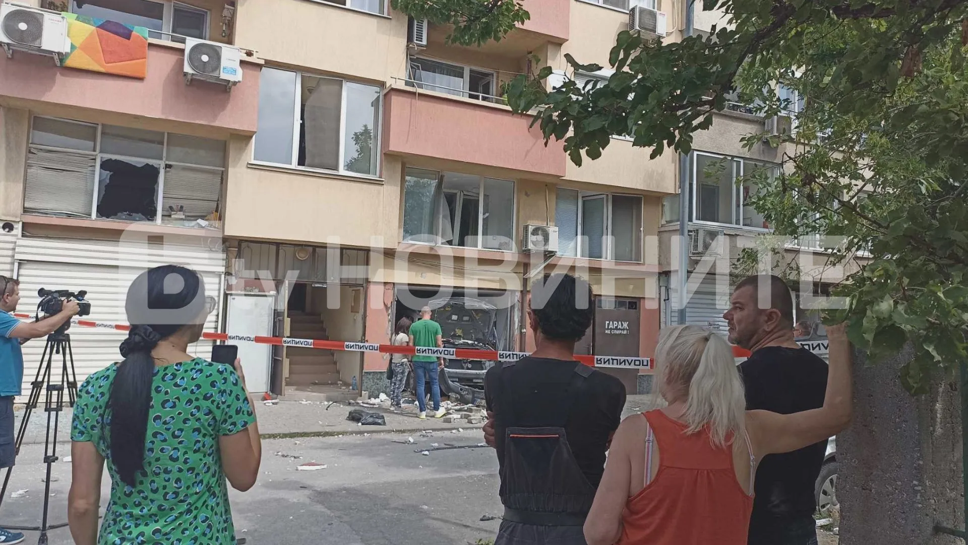 Взрив в гараж в Пловдив