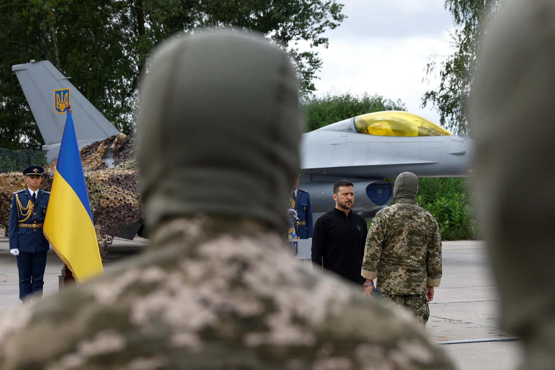  Украинските изтребители F-16 