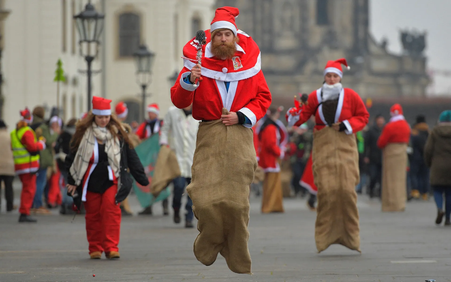 Дядо Коледа в Дрезден
