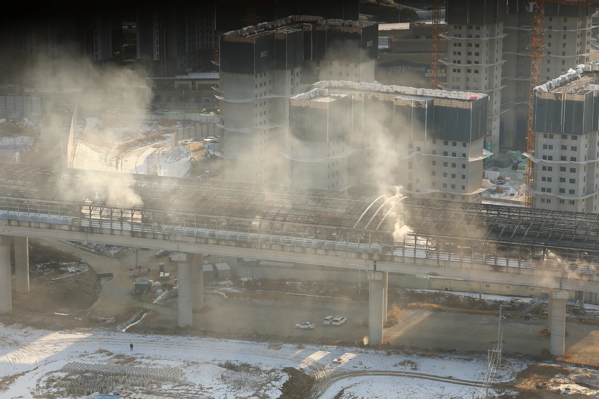  Пожар в тунел в Южна Корея 