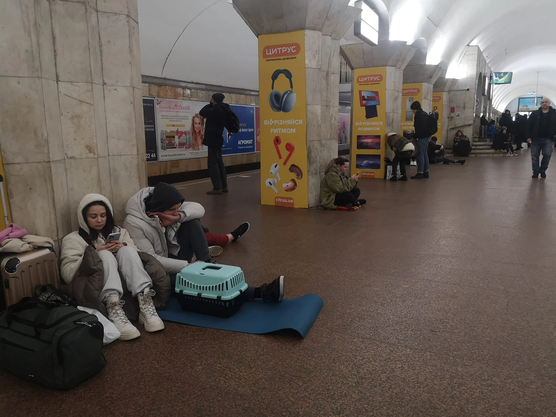 Киевското метро като бомбоубежище