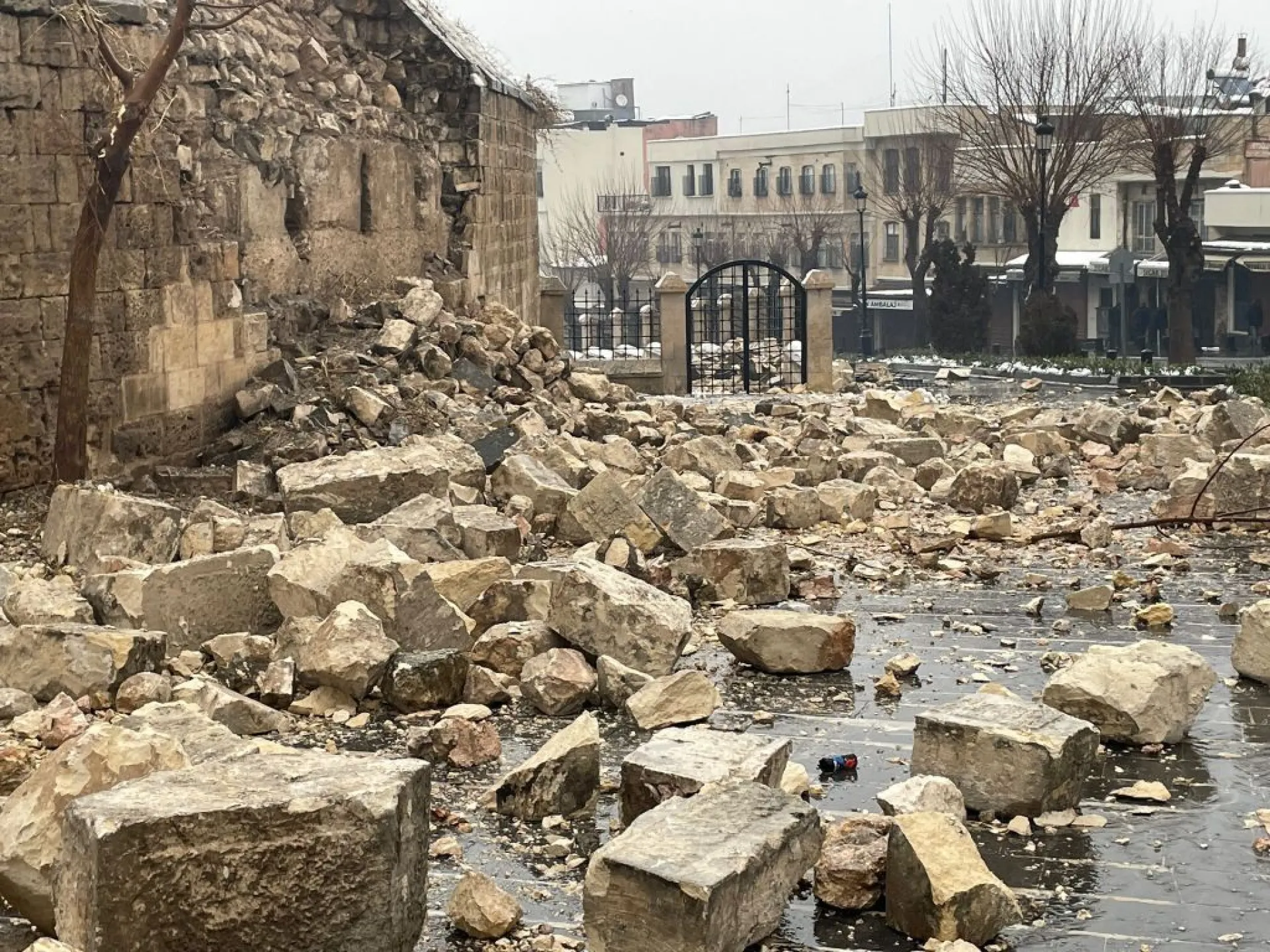 Земетресението в Турция разруши антична крепост
