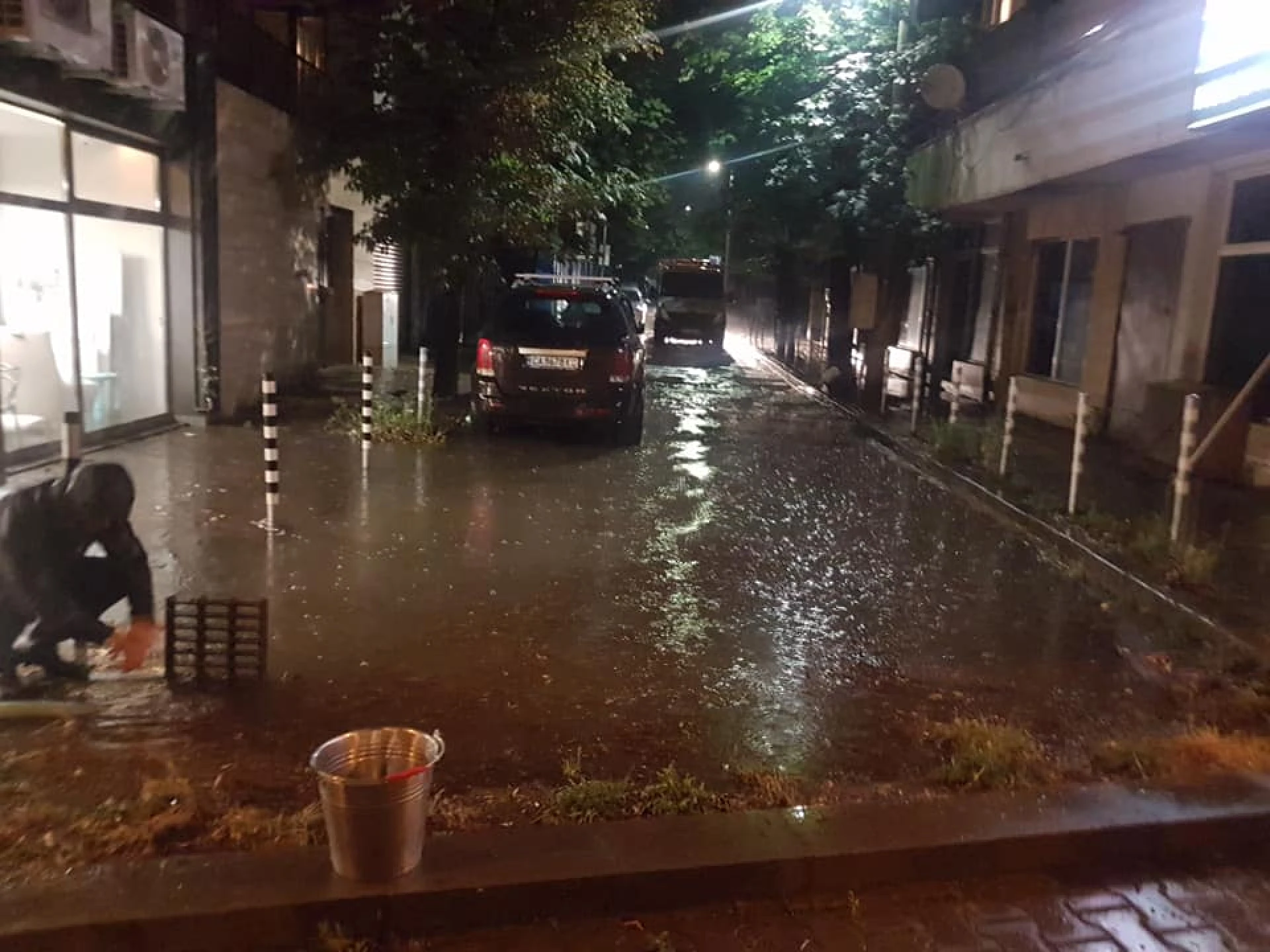 Наводнени улици в София