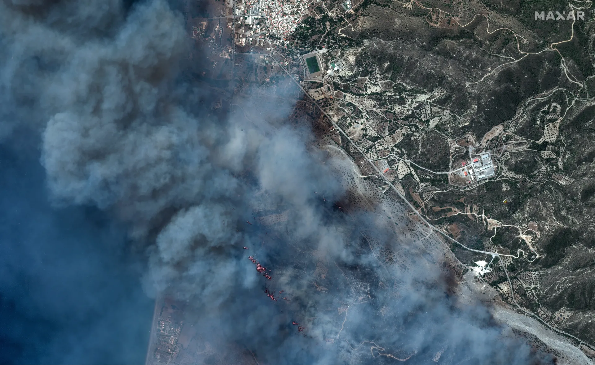 Пожарите в Гърция
