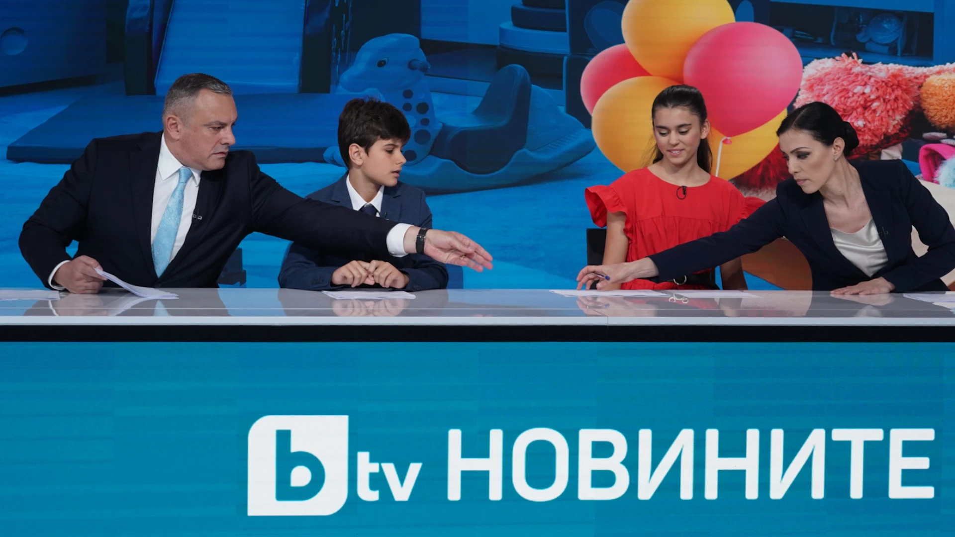 На 1 юни: Деца водят bTV Новините