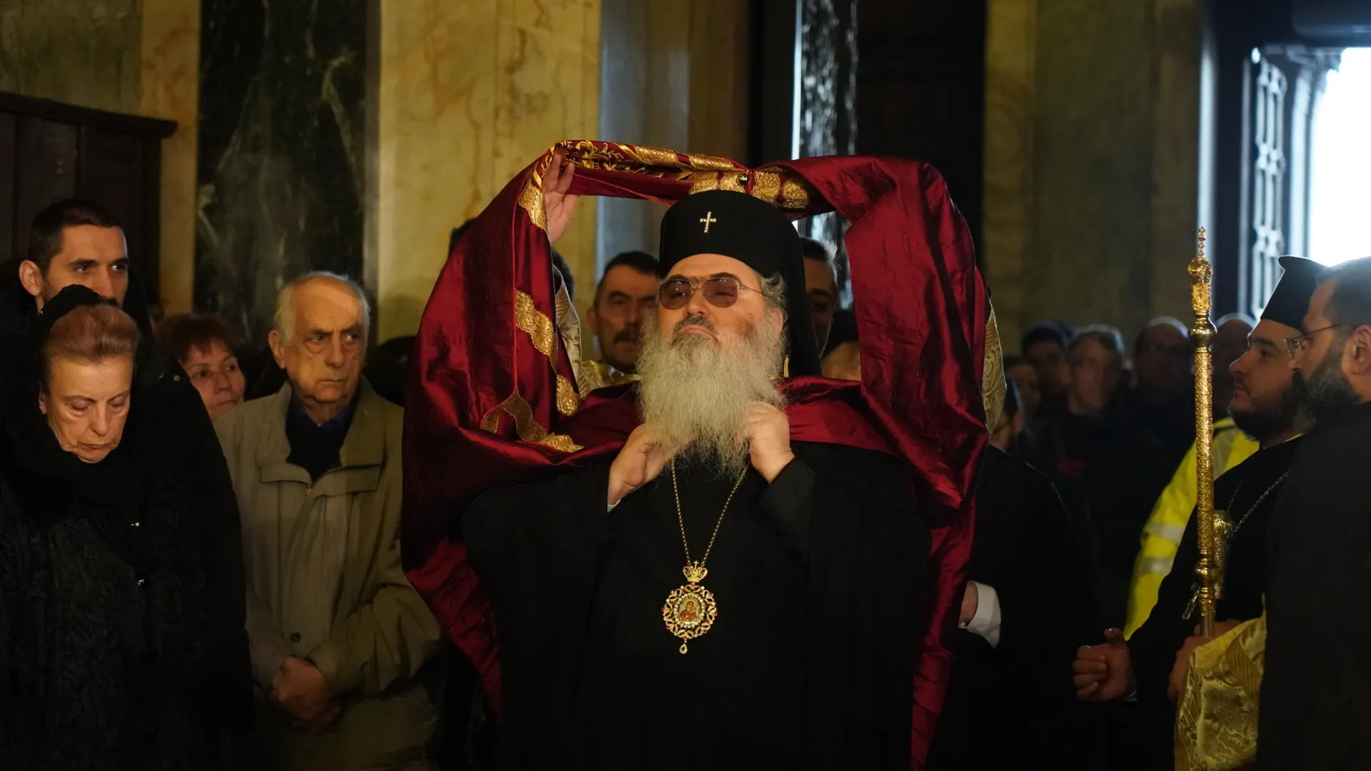 Сбогуване с патриарх Неофит