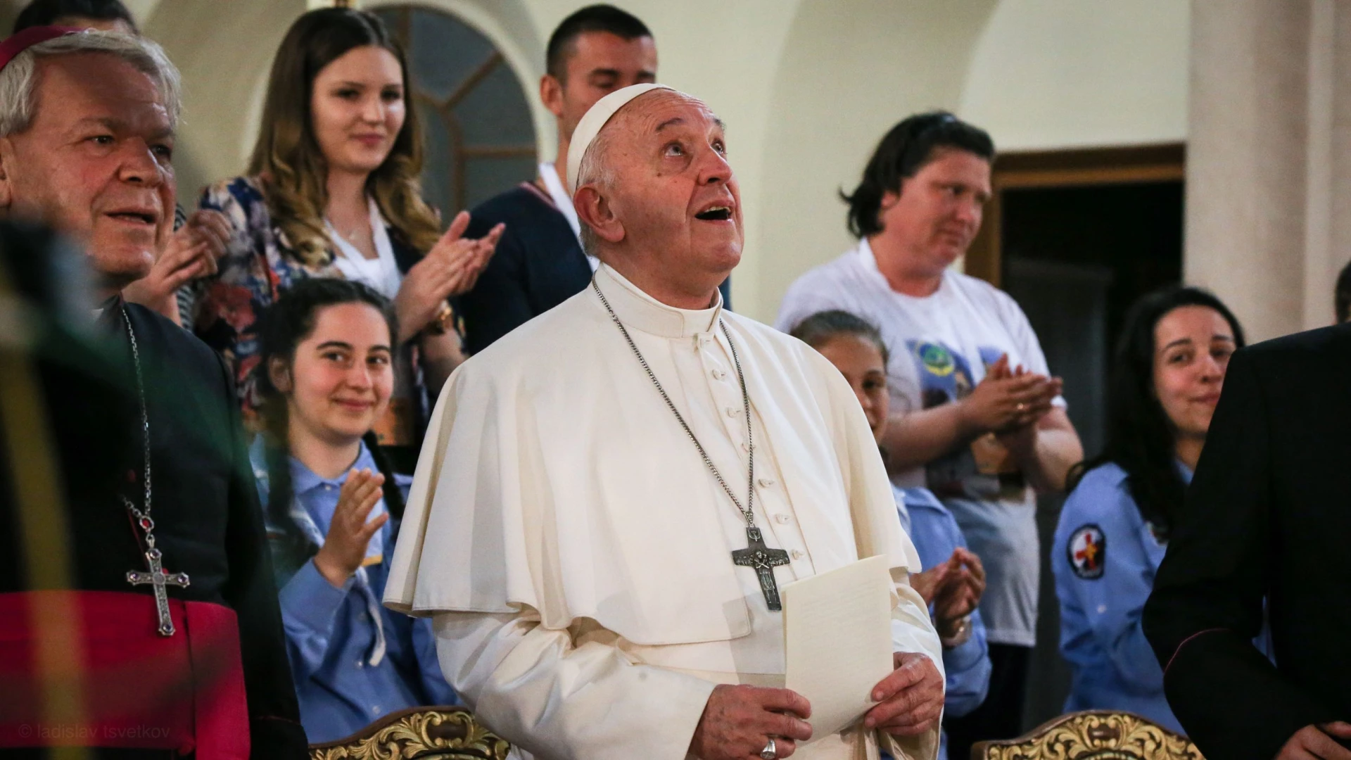 Папа Франциск се срещна с католическата общност в Раковски