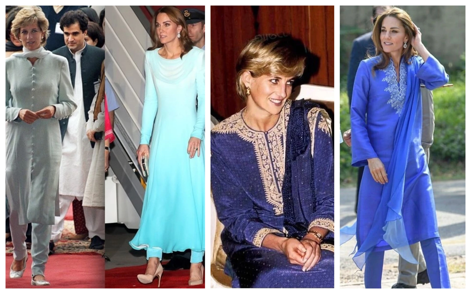  Кейт Мидълтън и принцеса Даяна споделят една и съща любов в модата - към точките