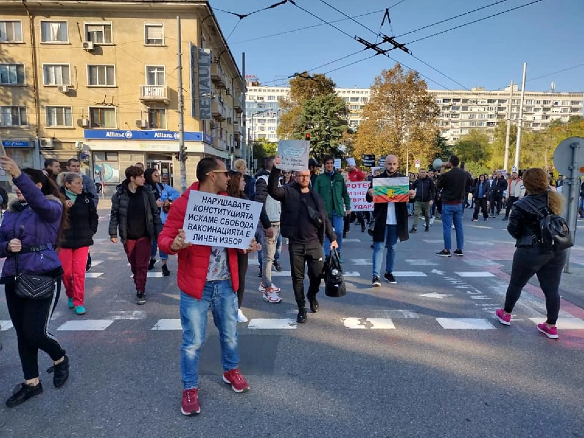 Протест на ресторантьорите в Бургас